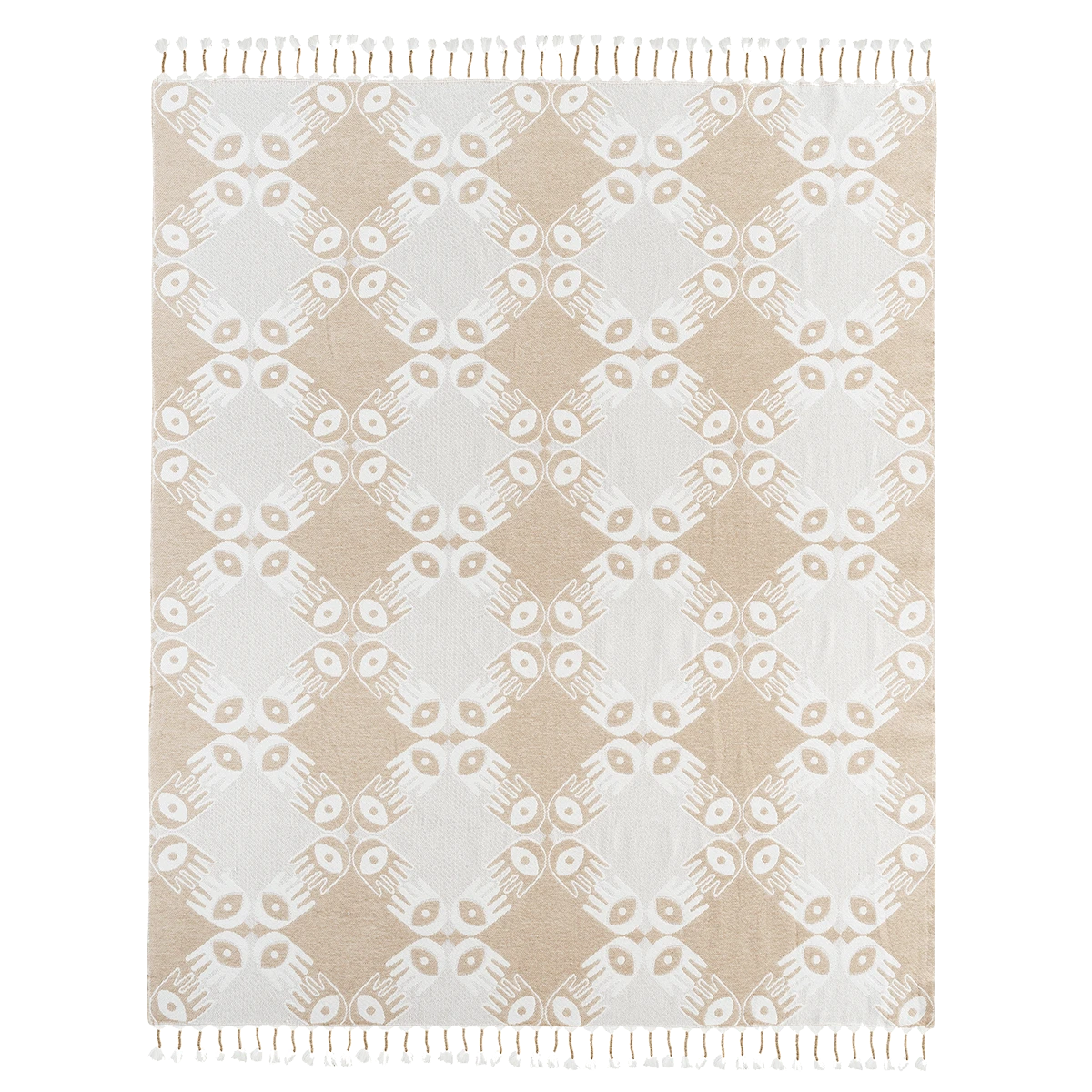 Hand In Hand Throw Blanket By Jungalow® 4 Hand In Hand Throw Blanket By Jungalow® - Image 2