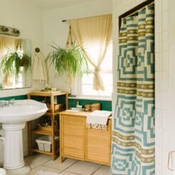 Blue Hypnotic Shower Curtain By Jungalowâ„¢