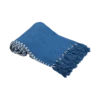 Indigo Fringe Throw Blanket -home decoration indigo PhotoRoom 1