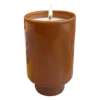 Kaya Ceramic Candle - Burnt Orange/Sandalwood -home decoration kayacandle4