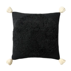 Black Monster Round Pillow By Justina Blakeney® X Loloi