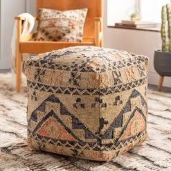 Jute Pyramid Pouf -home decoration lupf004 styleshot 201