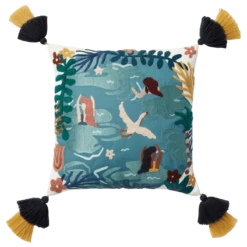 Optimism Ocean Pillow By Justina Blakeney® X Loloi