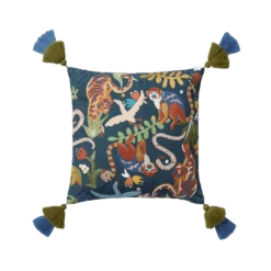 Optimism Navy Pillow By Justina Blakeney® X Loloi