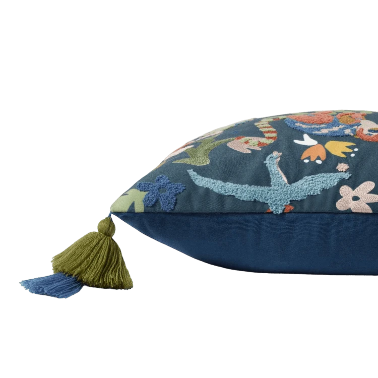 Optimism Navy Pillow By Justina Blakeney® X Loloi 5 Optimism Navy Pillow By Justina Blakeney® X Loloi - Image 3