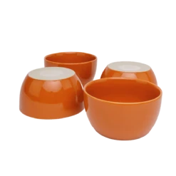 Tierra Bowl Set In Amber By Jungalow® -home decoration orangebowl3