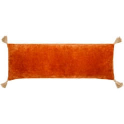 Orange Velvet Lumbar Pillow 7 Orange Velvet Lumbar Pillow -home decoration orangepillow2