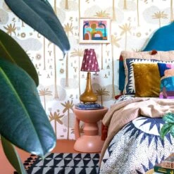 Clay Mali Hourglass Stool By Justina Blakeney™ 7 Clay Mali Hourglass Stool By Justina Blakeney™ -home decoration pinkstool2