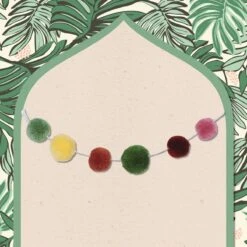 Pom Pom Mini Garland By Like A Lion™