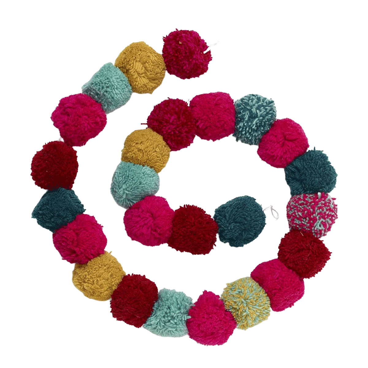Colorful Pom Pom Garland 3 Colorful Pom Pom Garland