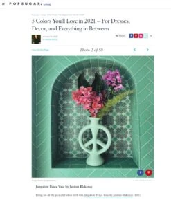 Peace Vase By Justina Blakeney™ -home decoration popsugar mint peace vase