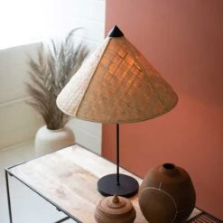 Rattan Table Lamp -home decoration rattanlamp5