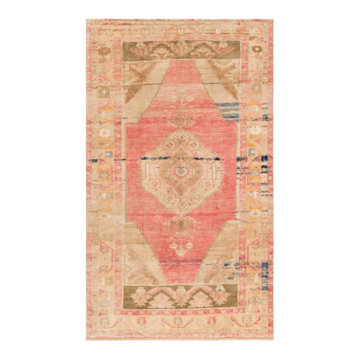 Vintage Ziza Wool Rug 3 Vintage Ziza Wool Rug