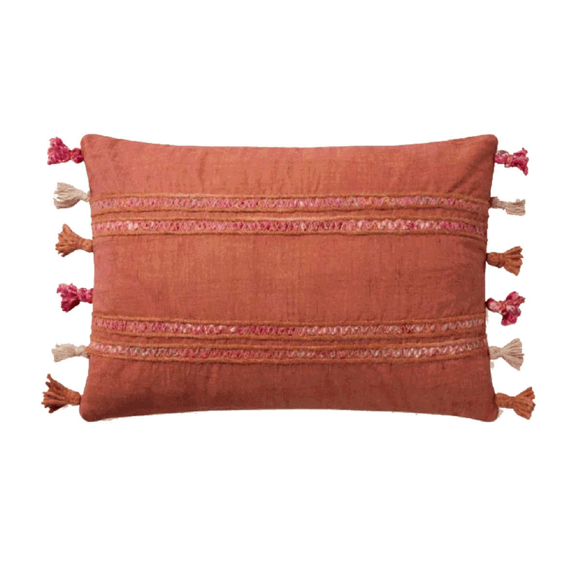 Rust Tassel Pillow By Justina Blakeney® X Loloi 3 Rust Tassel Pillow By Justina Blakeney® X Loloi