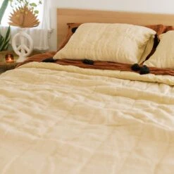 Sol Natural Dyed Quilt In Sand By Like A Lion™ -home decoration sand2 3f423f0f 19f2 46e0 8d5e c24ca9a06323