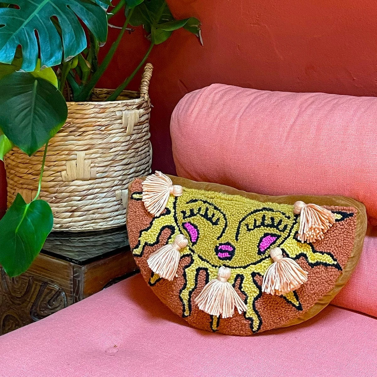 Sol Semi-Circle Hook Pillow By Jungalow® 4 Sol Semi-Circle Hook Pillow By Jungalow® - Image 2