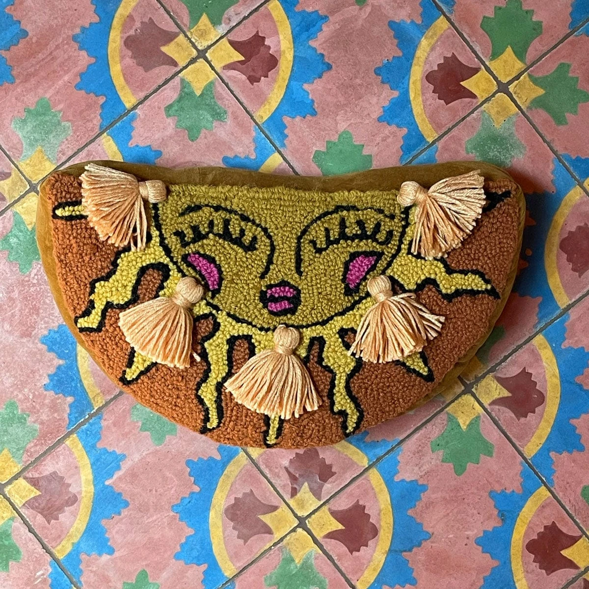 Sol Semi-Circle Hook Pillow By Jungalow® 5 Sol Semi-Circle Hook Pillow By Jungalow® - Image 3