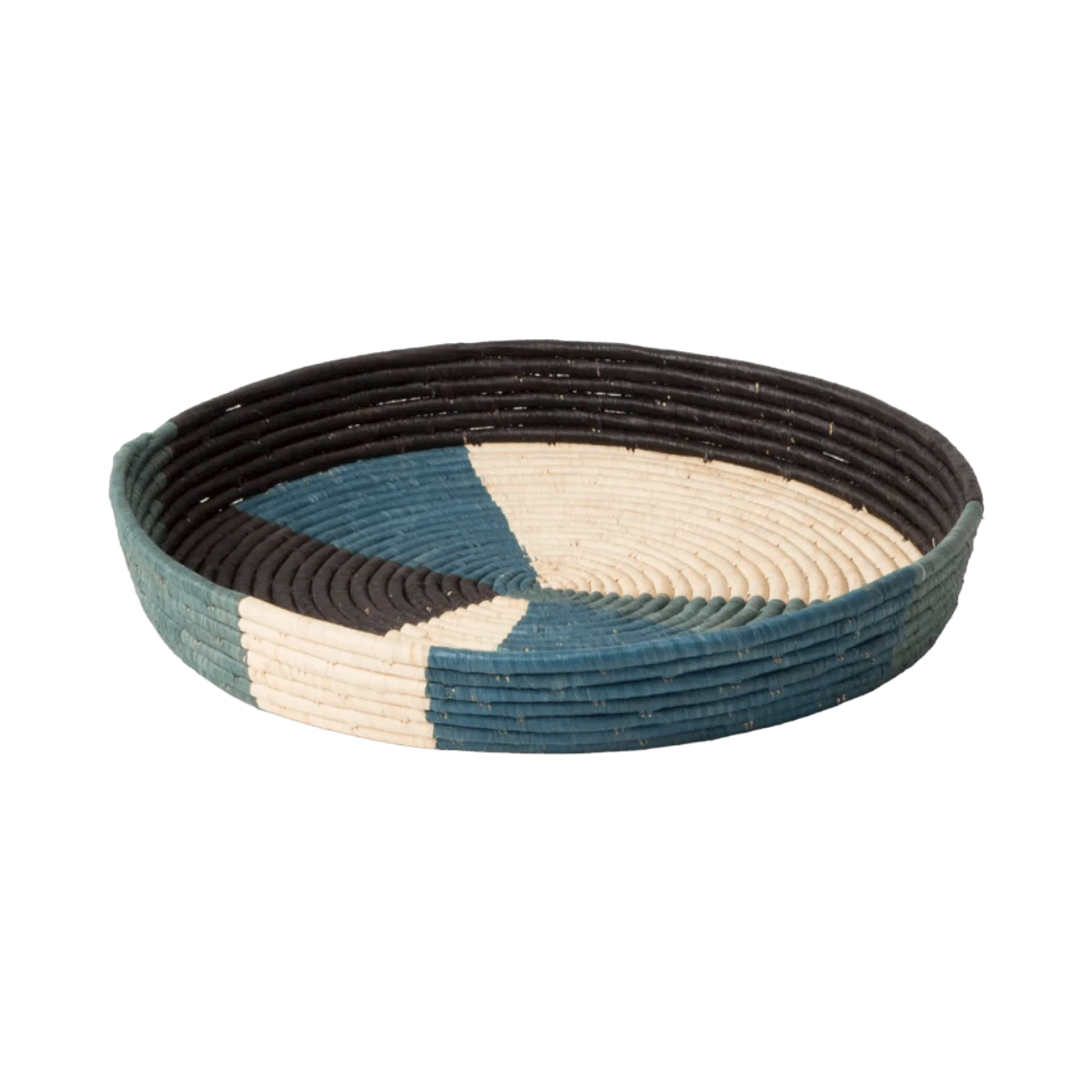 Sama Blue Color Blocked Tray 3 Sama Blue Color Blocked Tray