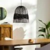 Black Molera Rattan Pendant Lamp -home decoration vga002 styleshot 201