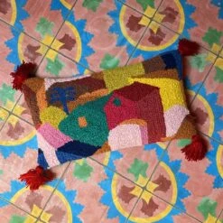 Village Hook Pillow By Jungalow® -home decoration village2