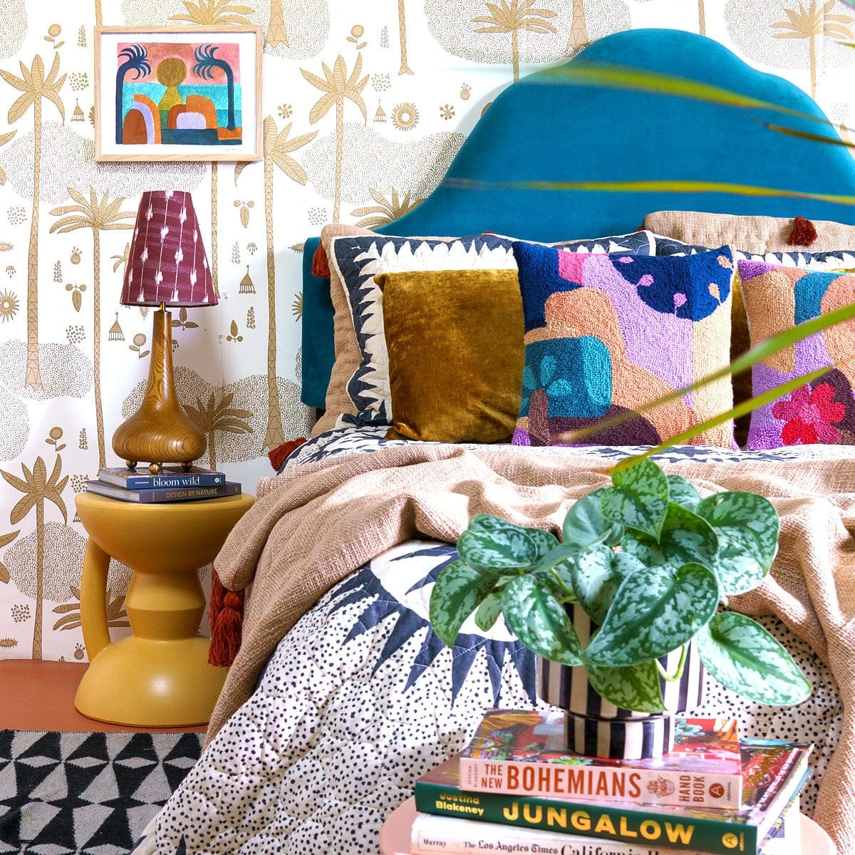 Sunflower Mali Hourglass Stool By Justina Blakeney™ 5 Sunflower Mali Hourglass Stool By Justina Blakeney™ - Image 3